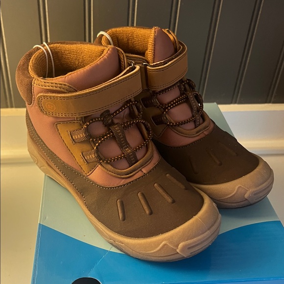 Stride Rite Boys Girls Nebraska Boots Size 12 - Picture 6 of 9